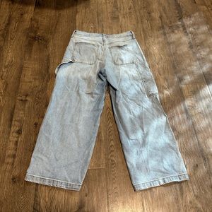 Women's size 12/31, Universal Thread, light blue, straight leg, mom jeans.